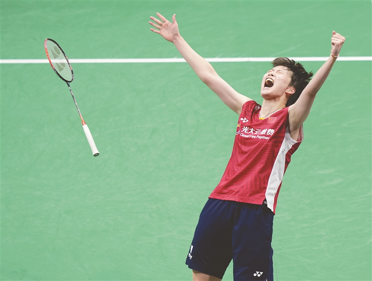 中国队力克韩国队,陈雨菲点燃赛场 中国队力克韩国队,陈雨菲点燃赛场